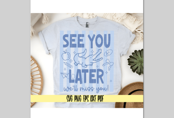 Capture School Memories: See You Later Alligator Digital Cut File