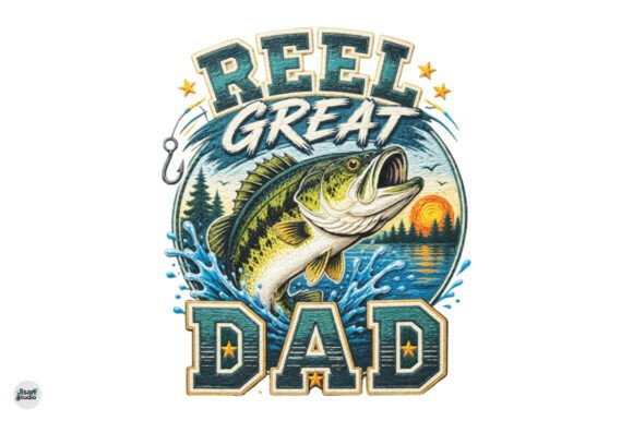 Celebrate Dad: The Reel Great Dad Png Fishing Dad Png Shirt