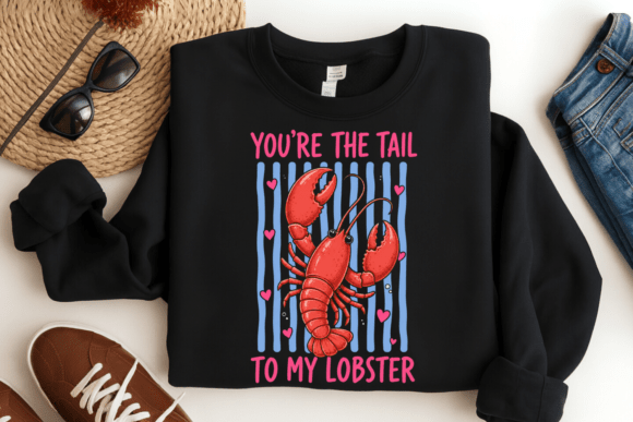 Celebrate Love with This Adorable You’re The Tail To My Lobster PNG