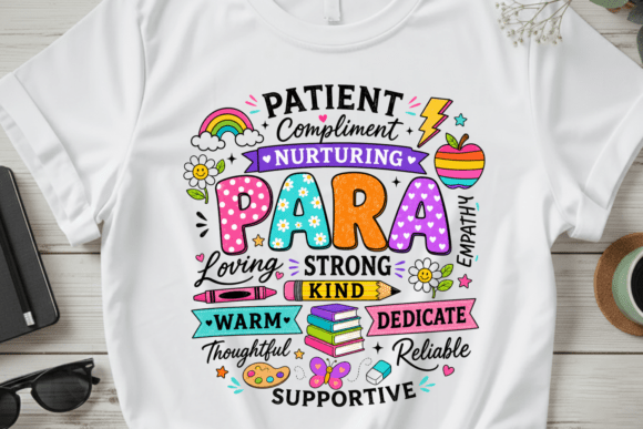 Celebrate Paraprofessionals: The Ultimate Para Appreciation Shirt PNG