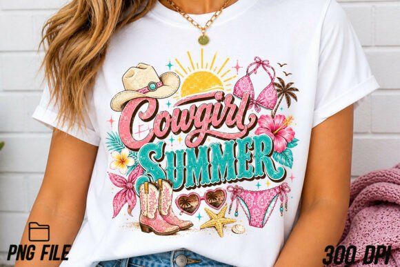 Cowgirl Summer Bikini PNG: Infusing Western Charm into Your Designs