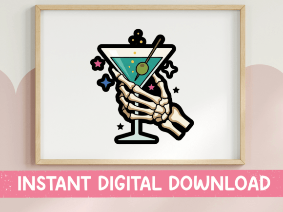 Skeleton Hand Martini Design: Your New Favorite Spooky Asset