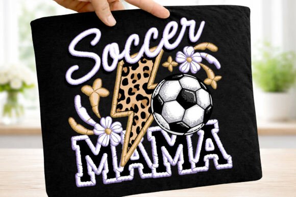 Soccer Mama Mom Leopard Mother's Day Png: Your Game Day Graphic