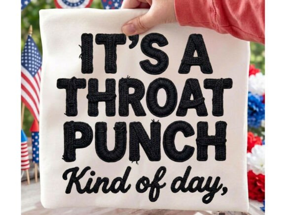 Throat Punch Funny Day Meme Quote Tshirt Design